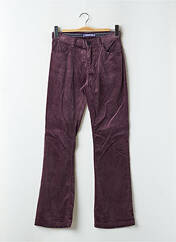 Pantalon slim violet SCHOOL RAG pour femme seconde vue