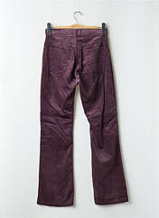 Pantalon slim violet SCHOOL RAG pour femme seconde vue