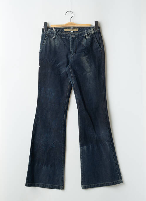 Jeans bootcut tissage brut taille basse bleu SCHOOL RAG femme
