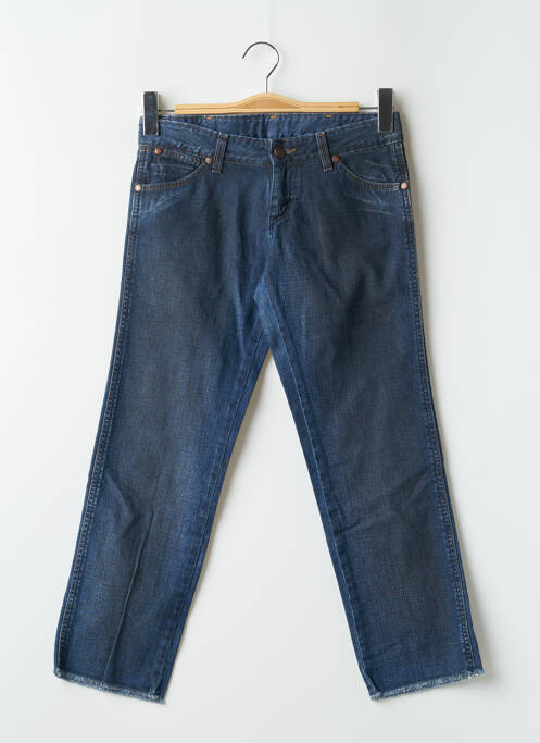 Jeans coupe slim tissage brut taille basse bleu WRANGLER femme