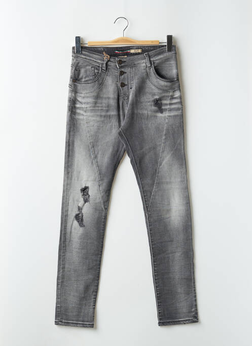 Jeans coupe slim gris PLEASE pour femme