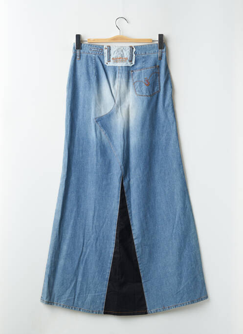 Jupe mi-longue bleu BE YOU K pour femme