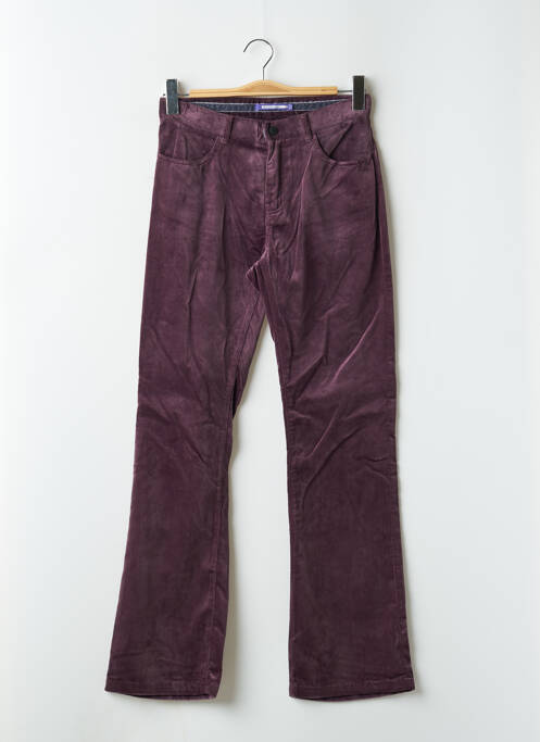 Pantalon slim violet SCHOOL RAG pour femme