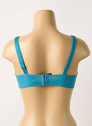 Soutien-gorge légère et transparente haut triangles bleu DAMART femme