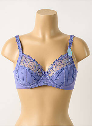 Soutien-gorge légère et transparente haut soutien-gorge emboitant violet DAMART femme