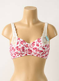 Soutien-gorge sans armature haut soutien-gorge emboitant rouge DAMART femme