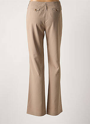 Pantalon droit taille normale taille normale beige LOLA femme