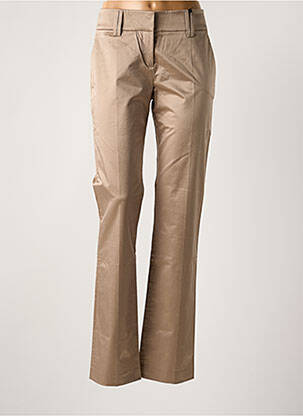 Pantalon chino taille normale taille normale beige LOLA femme
