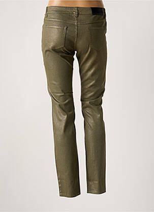 Pantalon slim taille basse taille basse vert SET femme
