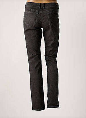 Pantalon slim taille normale taille normale noir MAYJUNE femme