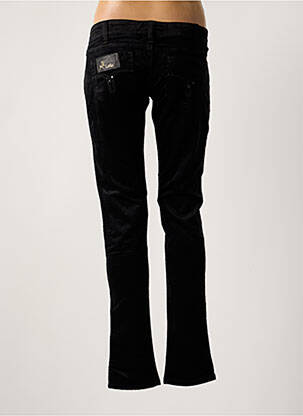 Pantalon flare stretch taille basse noir LOIS femme