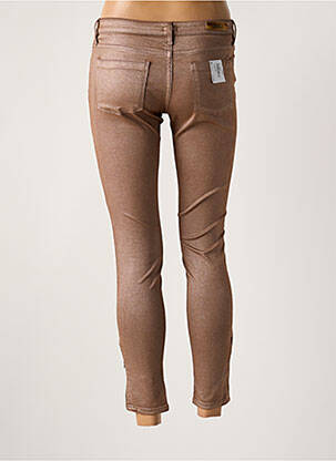 Pantalon slim taille basse taille basse rose REIKO femme