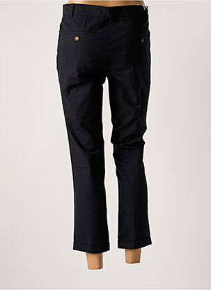 Pantalon 7/8 taille à pinces taille basse noir MY PANTS femme