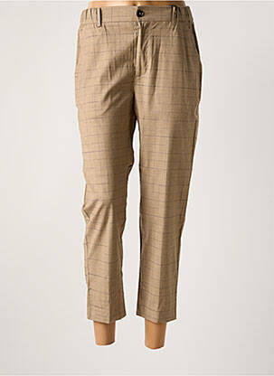 Pantalon 7/8 stretch taille normale beige TRUE NYC femme