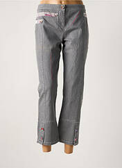 Pantalon 7/8 gris OHDD pour femme seconde vue