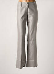 Pantalon droit gris LOLA pour femme seconde vue