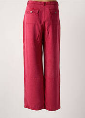 Pantalon droit rouge LE PHARE DE LA BALEINE pour femme seconde vue