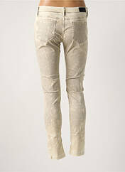 Pantalon slim beige REIKO pour femme seconde vue