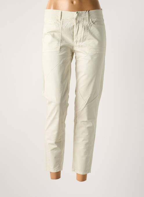 Pantalon 7/8 beige SET pour femme