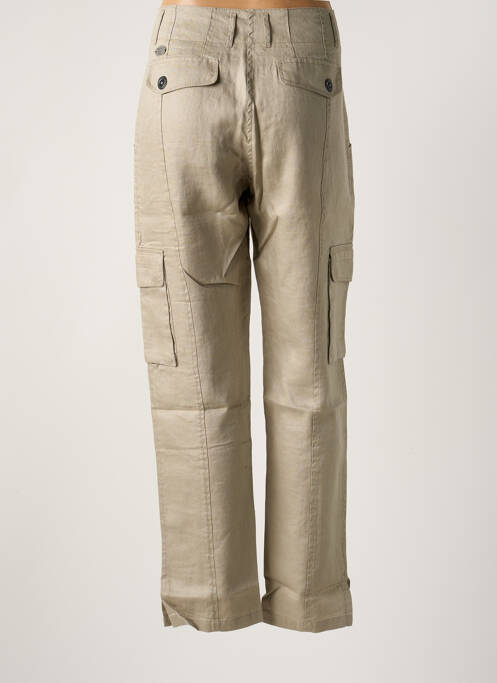 Pantalon cargo beige IKKS pour femme