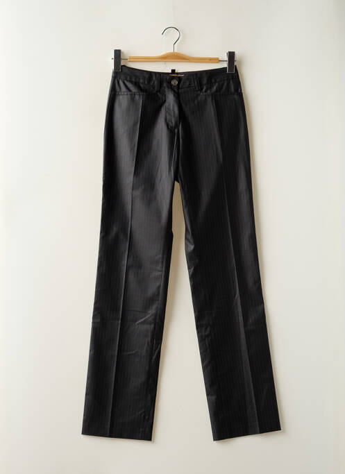 Pantalon droit noir ELO pour femme