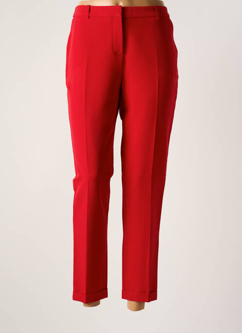 Pantalon droit rouge CHROM pour femme