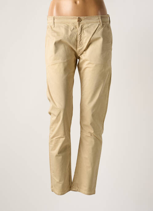 Pantalon flare beige LE TEMPS DES CERISES pour femme