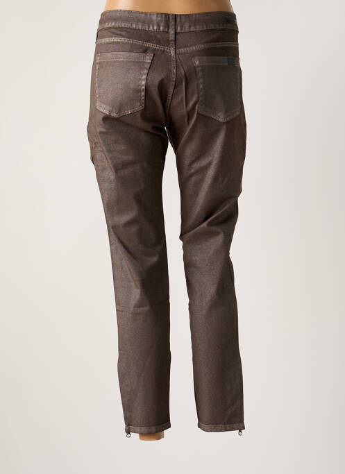 Pantalon slim marron CORLEONE pour femme
