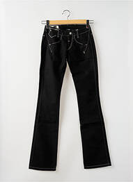 Jeans bootcut poches taille basse noir MARITHE & FRANCOIS GIRBAUD femme