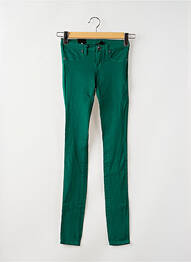 Jeans skinny stretch taille basse vert DR DENIM femme