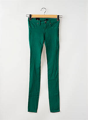 Jeans skinny stretch taille basse vert DR DENIM femme