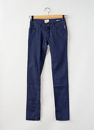 Pantalon slim taille basse taille basse bleu MELTIN'POT femme