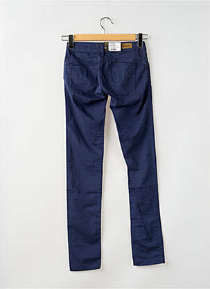 Pantalon slim taille basse taille basse bleu MELTIN'POT femme