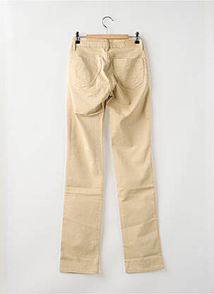 Pantalon slim tissage popeline taille normale beige PEPITO MICORAZON femme