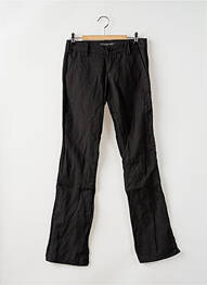 Pantalon droit tissage crêpe taille basse gris FREEMAN T.PORTER femme