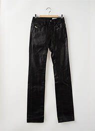 Jeans coupe slim stretch taille normale noir DIESEL femme