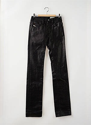 Jeans coupe slim stretch taille normale noir DIESEL femme