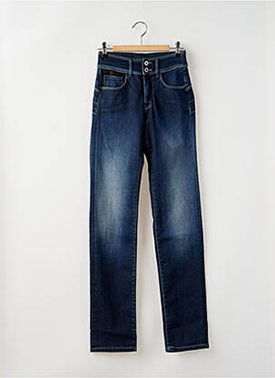 Jeans coupe droite taille haute taille haute bleu SALSA femme