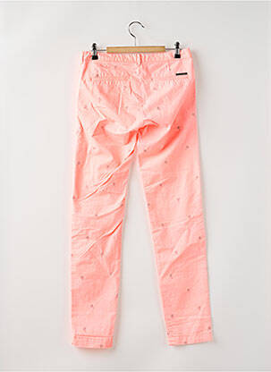 Pantalon chino taille basse taille basse rose MAISON SCOTCH femme
