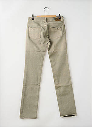 Jeans coupe slim taille basse taille basse vert NFY femme