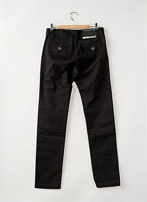 Pantalon chino tissage popeline taille normale noir DR DENIM femme
