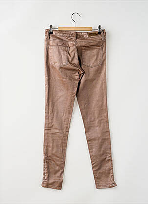 Pantalon slim taille basse taille basse rose REIKO femme