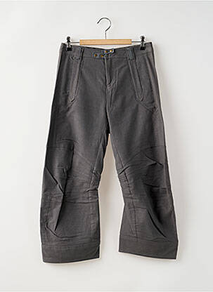 Pantacourt coupe droite taille basse gris MC PLANET femme