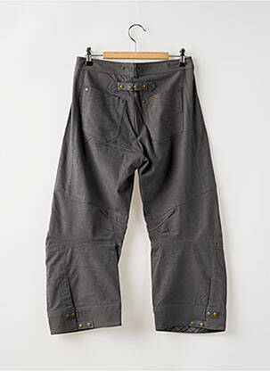 Pantacourt coupe droite taille basse gris MC PLANET femme