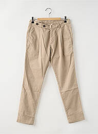 Pantalon chino tissage popeline taille normale beige DIESEL femme