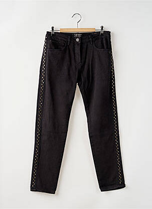 Jeans coupe slim stretch taille normale noir MAISON SCOTCH femme