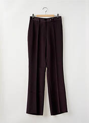 Pantalon droit violet LOLA pour femme seconde vue