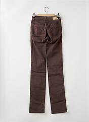 Pantalon slim marron PEPITO MICORAZON pour femme seconde vue
