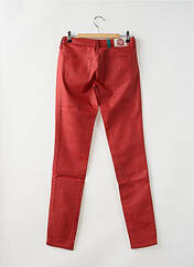 Pantalon slim rouge LE TEMPS DES CERISES pour femme seconde vue