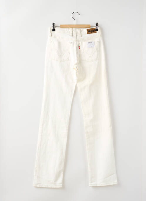 Jeans coupe droite beige LEVIS pour femme